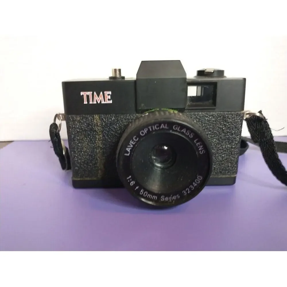 Time Film 35mm Camera Kinetic Optical Glass Lens 50mm Vintage Untested